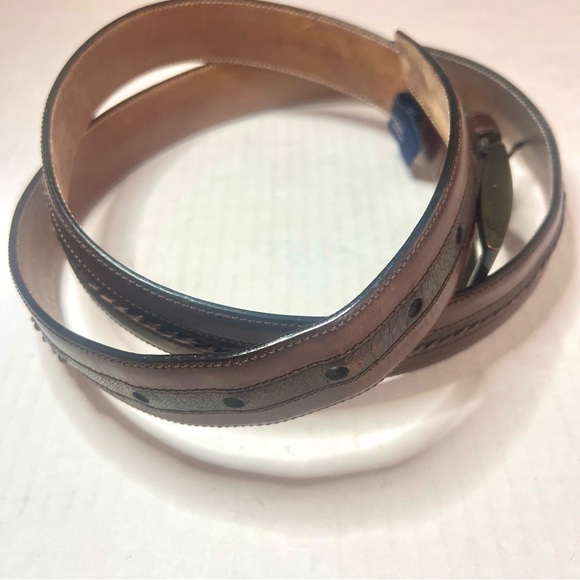 Mezlan Belt Made in Spain Leather Size 38 - Picture 9 of 16